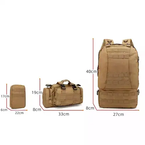 Compact Tactical MOLLE Backpack – Modular Design Rucksack for Versatile Use